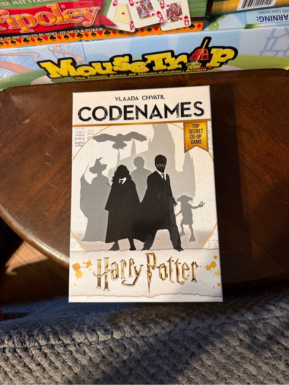 Codenames: Harry Potter Edition Party Game - White & Gold Box
